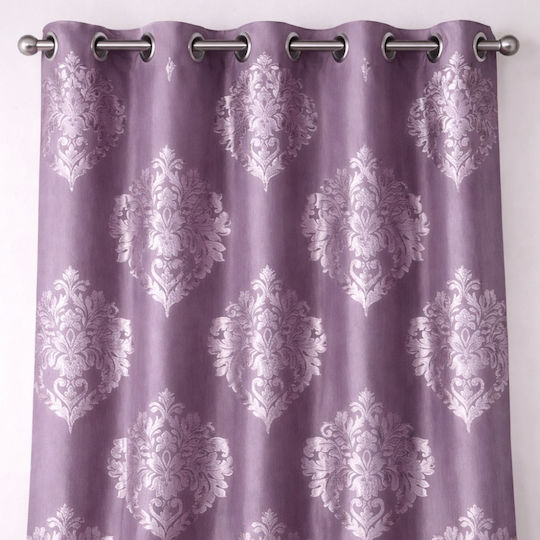 My Home Luxury Mit Grommets Lila 280x270cm