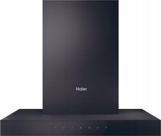 Haier Απορροφητήρας Καμινάδα 60cm Μαύρος με Wi-Fi