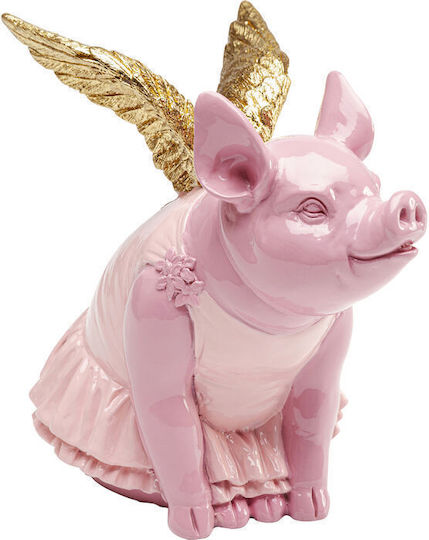 Κουμπαράς Flying Pig Κεραμικός Ροζ 18*12*17εκ