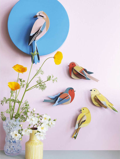 Studio Roof Wall Decor Made of Paper 15x4.5x6cm