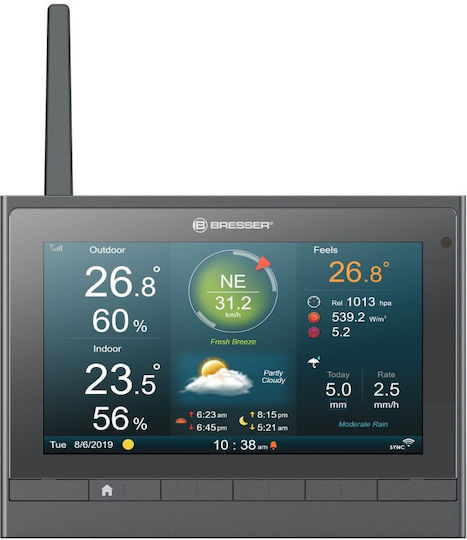 Bresser Wifi 7003510 Wireless Stație meteorologică Digital De masă Bresser Wifi 7003510 Wireless Stație meteorologică Digital De masă