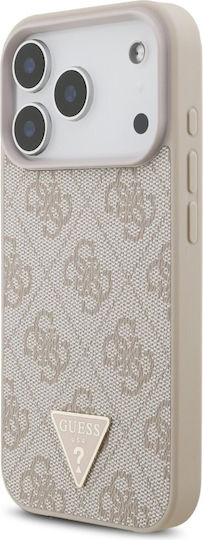 Guess Case 4g Strap Triangle Logo Magsafe Iphone 17 Pro Pink Guhmp17lp4tsdppsp