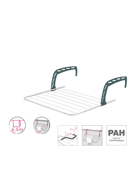 Eurogold Hanging Metallic Clothes Drying Rack with Hanging Length 5m