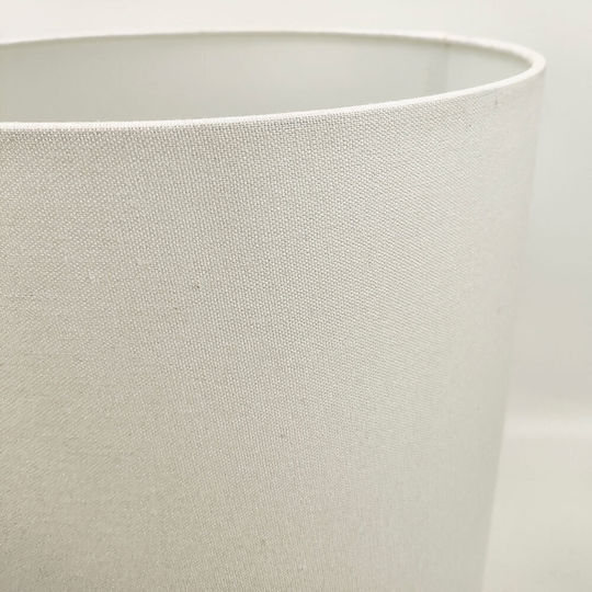 InTheBox Egli Ceramic Table Lamp with White Shade and Orange Base