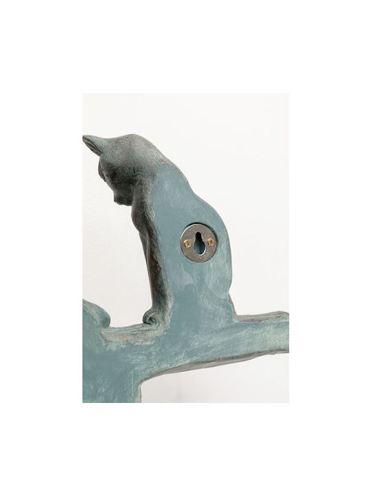 Kare Design Wall Hanger Metal 4 Hooks Black 42x18.3x6.5cm