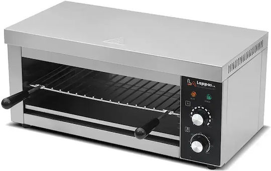 Lappas Electric Commercial Salamander Oven 2kW with Dimensions 61x35x28cm