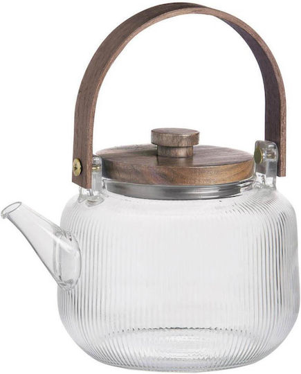 Andrea House Τσαγιέρα με Φίλτρο Γυάλινη 1000ml