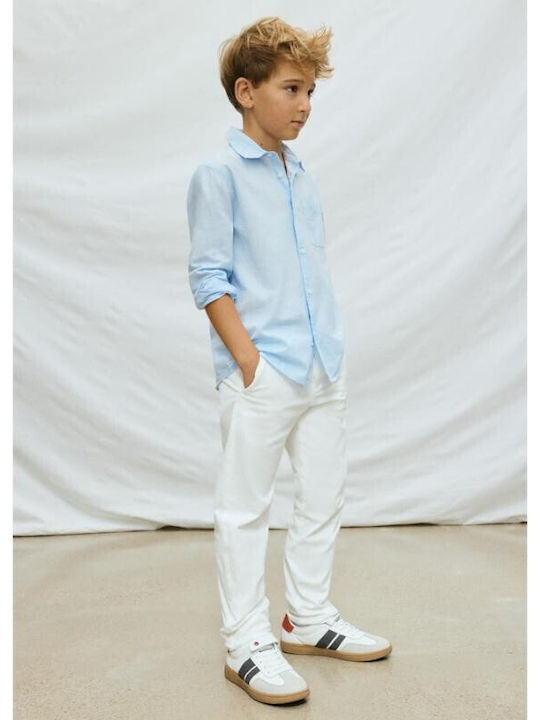 Παιδικό Παντελόνι Chino Λευκό Basic