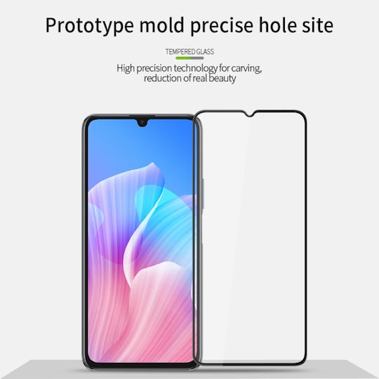 3D Full Face Tempered Glass Μαύρο (Redmi 12C)