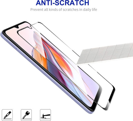 2.5D 0.26mm Full Glue Full Face Tempered Glass (Redmi 12CRealme C55)