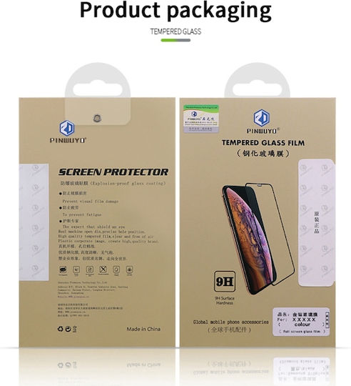 2.5D Displayschutzfolie Schwarz (Redmi 10C)