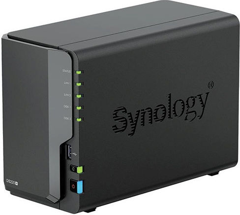 Synology Diskstation DS225+ NAS Tower με 2 θέσεις για και 2 θύρες Ethernet