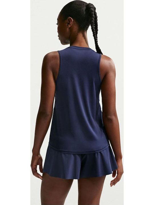 One Classic Women's Crop Top Sleeveless Blue