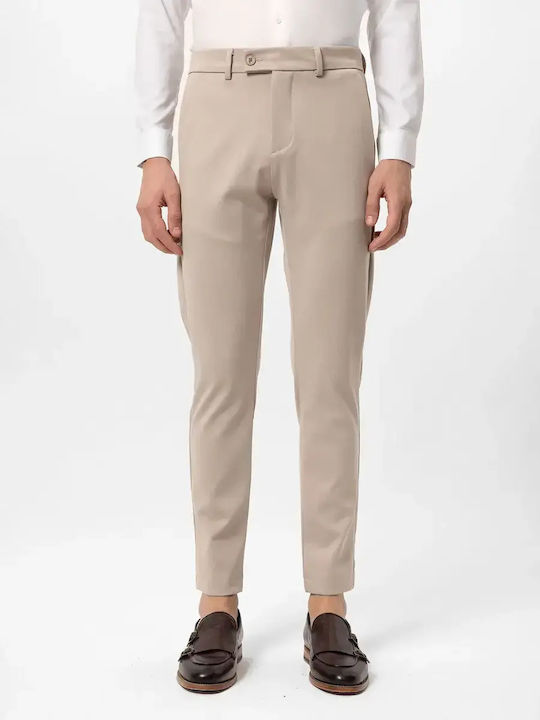 Textil Pantaloni Elastic Beige