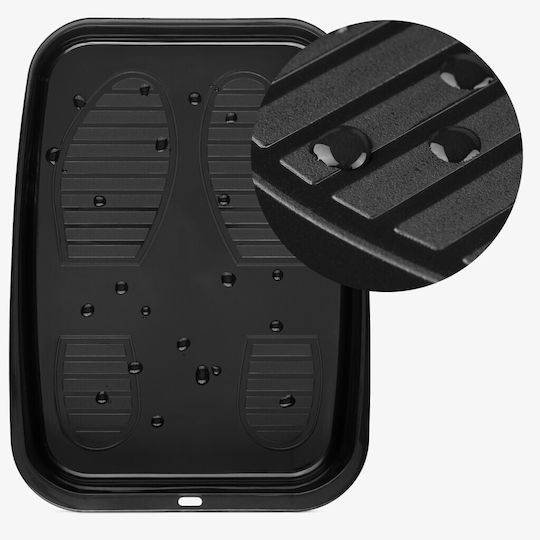 Navaris Shoe Storage Case in Black Color