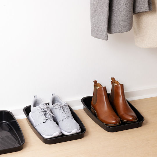 Navaris Shoe Storage Case in Black Color