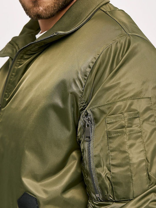 Μπουφάν Bomber Xaki