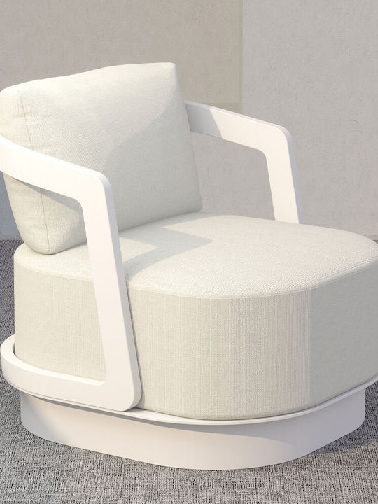 Garden & Outdoor Furniture Sets Living Room Set Torre 4 Pieces Off White