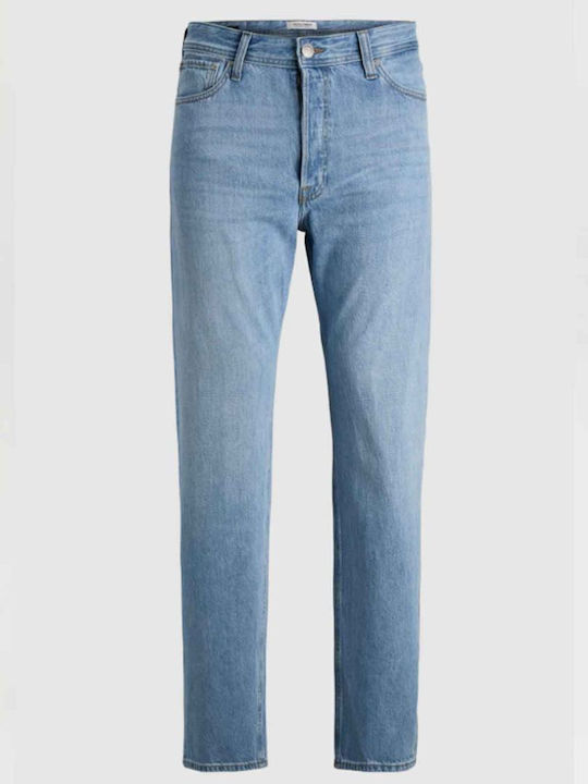 Ανδρικό Παντελόνι Τζιν με Relaxed Εφαρμογή Light Blue
