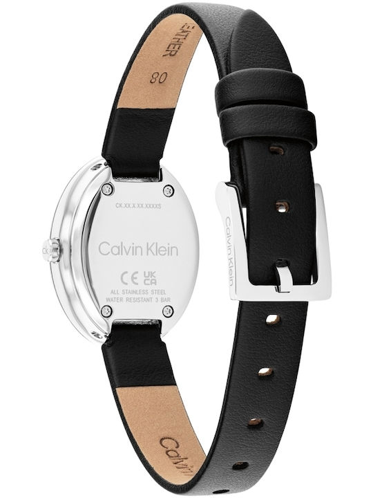 Calvin Klein Twisted Bezel Ρολόι Μπαταρίας με Μεταλλικό Μπρασελέ Calvin Klein Twisted Bezel Ρολόι Μπαταρίας με Μεταλλικό Μπρασελέ