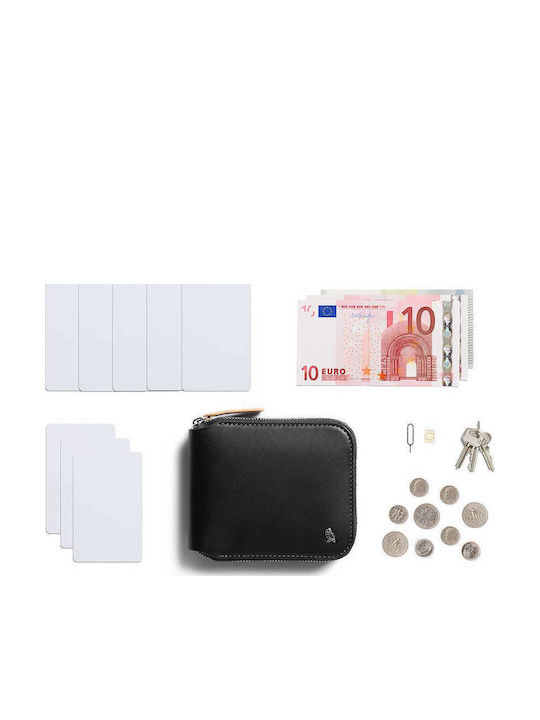 Кожен Мъжки Портфейл с RFID Черен