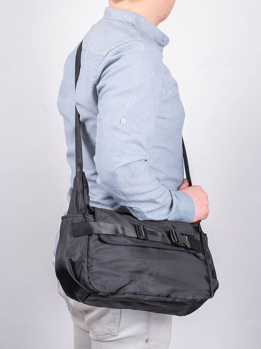 Herrentasche Schulter / Crossbody Schwarz