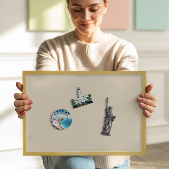 Tulup Табло за съобщения Магнит 70x50см