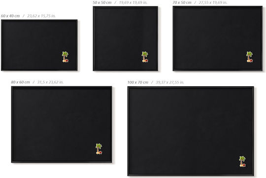 Tulup Magnet Pinnwand 100x70cm