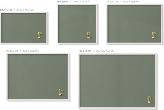 Tulup Panou Magnet 70x50cm