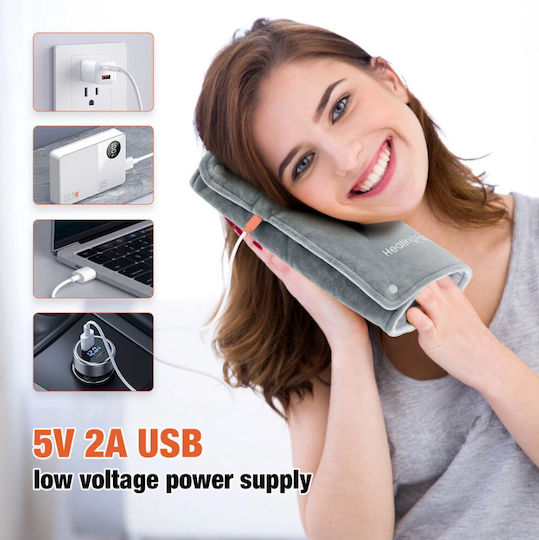 General Use Heating Pad Gray 30x50cm