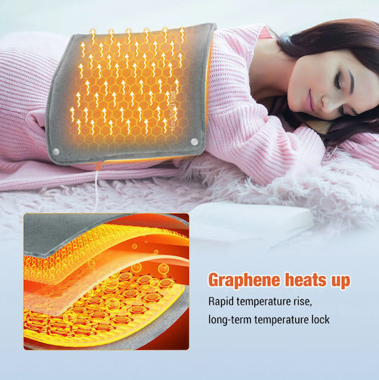 General Use Heating Pad Gray 30x50cm