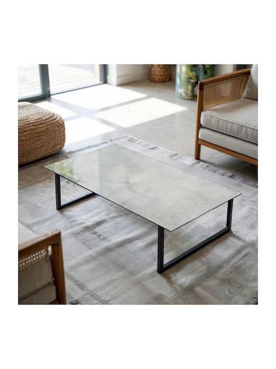 Panou Rectangular Pentru Masă Din Sticlă Călită Model Grafic Beton Crăpături 100×50 Cm