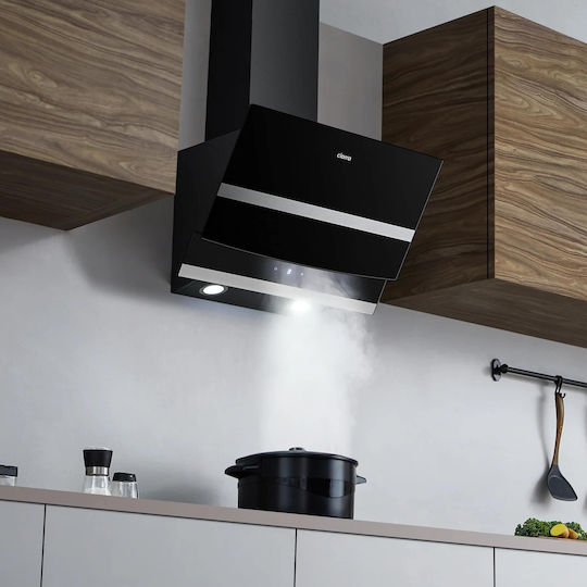 Ciarra Freistehender Dunstabzug Umluft 60cm Schwarz