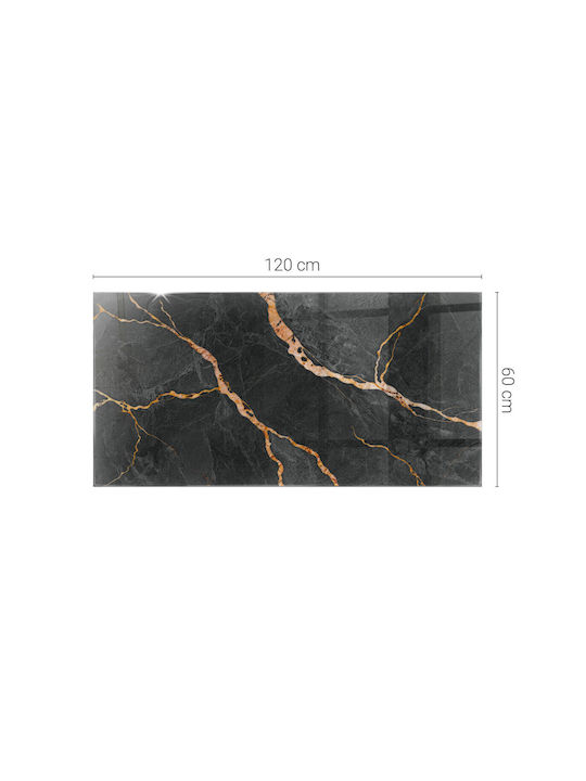 Tulup Möbeloberflächen Tischoberfläche Rechteckig Glas 120×60 cm