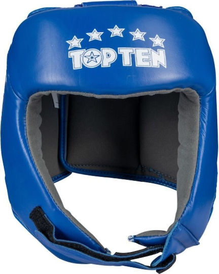 Adult Open Face Boxing Headgear Red