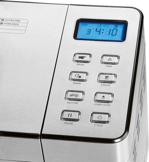 Profi Cook Mașină de pâine cu o putere de 550W și o capacitate de 1500gr cu 13 programe