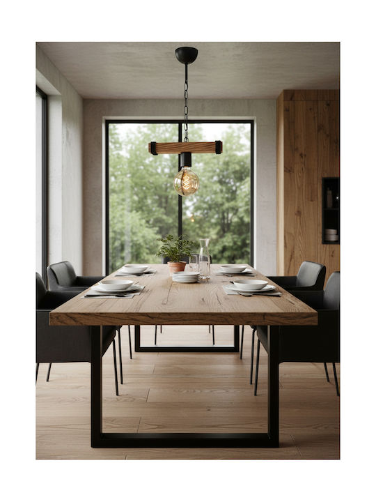 HomeMarkt Pendant Light Brown with Socket E27 15cm