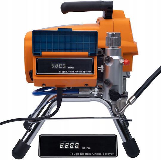 Rosfix Електрически Пистолет За Боядисване Rosfix Tornado Rt3 + 6l Резервоар + Гнездо Допълнителен Пръчков Филтър Монтаж + 5x Пръчков Филтър 60 + Филтър + Дюза 513,519 + 1l Течност