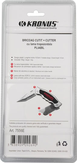 Pocket Knife and Cutter Folding Trapezoidal Blade L 105