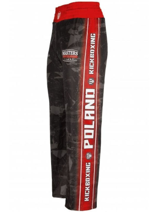 Sport Masters Copii Pantaloni Kickboxing Negru