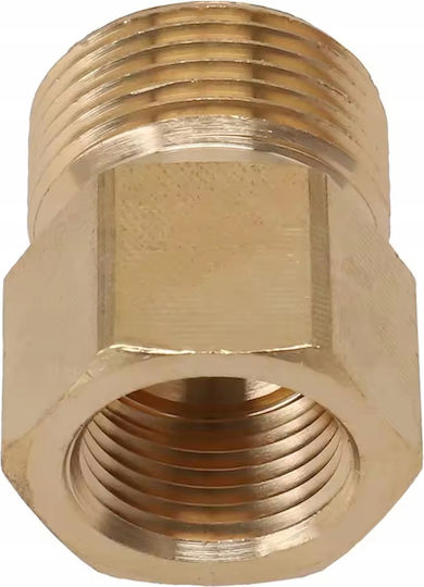 Connectpro M22x1.5 External To 3/8" Internal – Pressure Washer Reduction Kärcher Hd Hds Brass Threaded Adapter