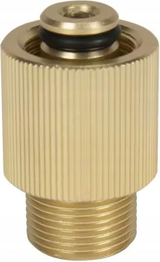 Adaptor Brassconnect M22 Reducție Alamă 15 Mm + 14 Mm Pin Filet M22 Karcher Lavor Bosch Nilfisk Mașini de Spălat