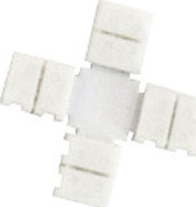 Geyer Connector for LED Strips LED Strip Connector Cross for RGB LED Strip IP20 10mm C4-RGB
