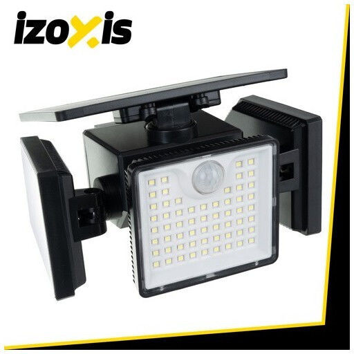 Izoxis Solar Light 1.5W 500lm with Motion Sensor, Photocell and Remote Control IP65 26.5cmx12cmx12cmcm
