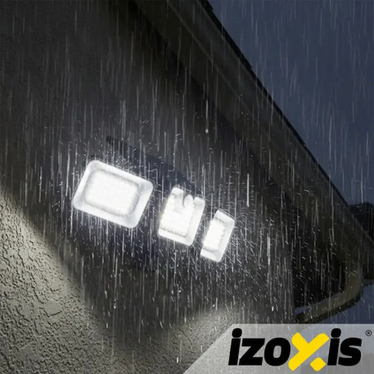 Izoxis Straßen-Solarleuchte 8W mit Bewegungssensor und Fotokontakt IP65 33cmx12.3cmx10.2cmcm