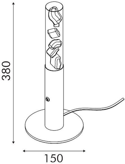 Aca Decorative Lamp Copper