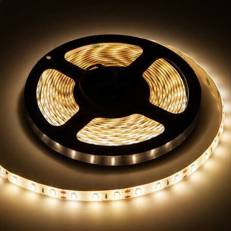 Rebel Waterproof LED Strip 12V Warm White Light 5m Type SMD5630