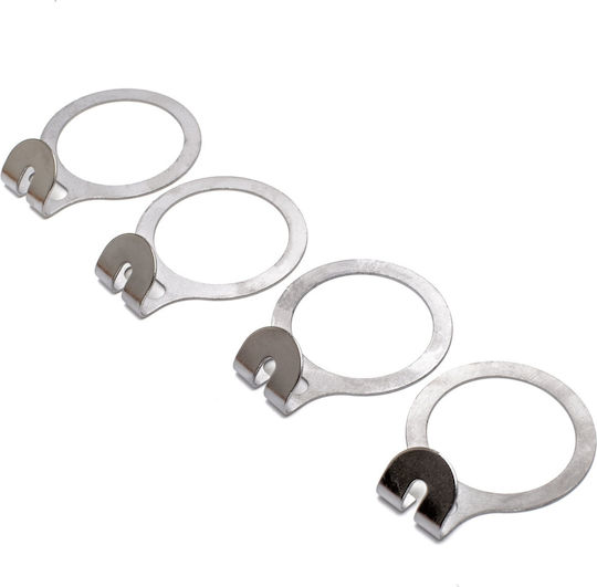 Set 40 Cârlige Naturale Pentru Hotel Dispozitive Anti-Furt Cleme Metalice Unicutil
