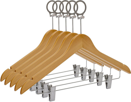 Set 20 Cârlige Anti-Furt Pentru Hotel Cleme Metalice Unicutil Natural