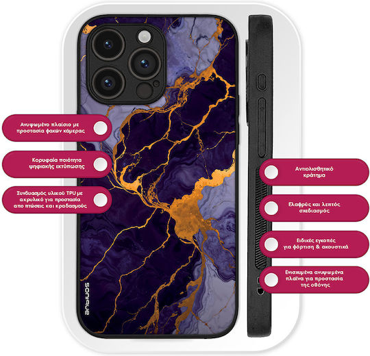 Sonique Marble Series Case Oppo Find X9 Pro 5g Purple